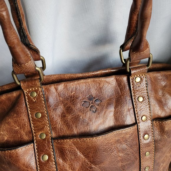 Patricia Nash Leather Brown Crossbody Bag /Handbag - Picture 3 of 16